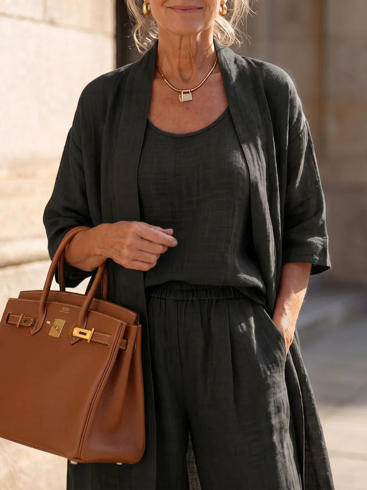 Astrid | Conjunto de lino liviano