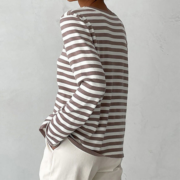Dana™ | Camiseta de verano a rayas elegante
