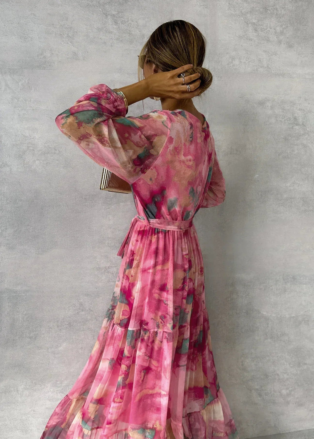 Ellis & Johnson™ | Vestido Cruzado con Motivo Floral