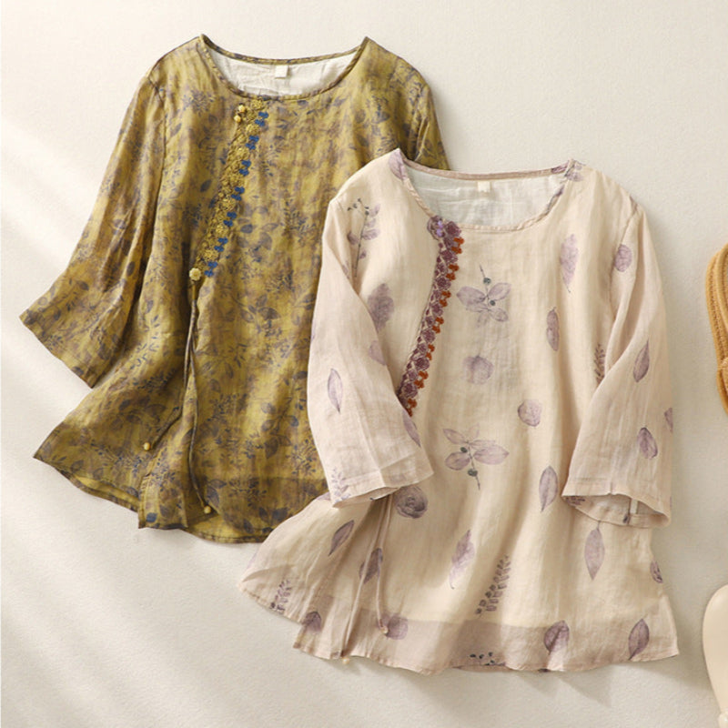 Noelle™ | Blusa Floral Casual