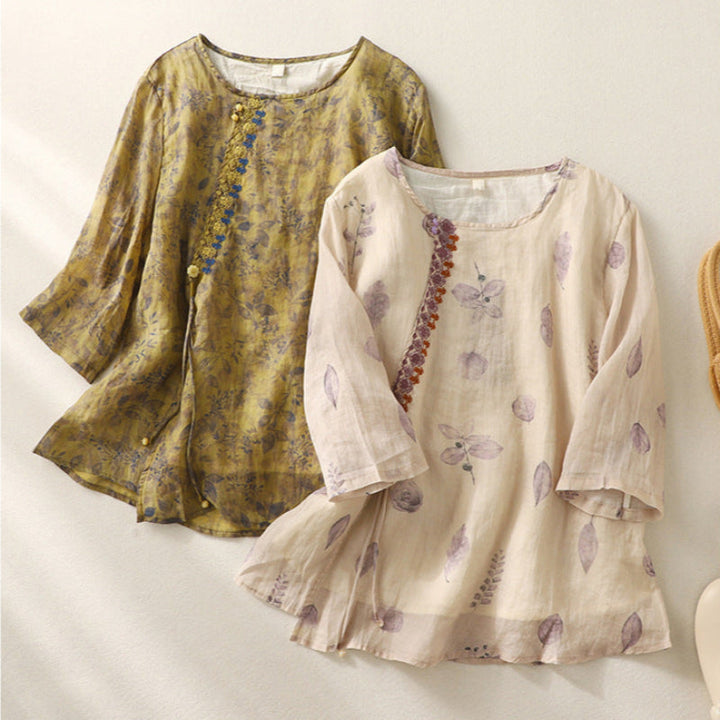 Noelle™ | Blusa Floral Casual