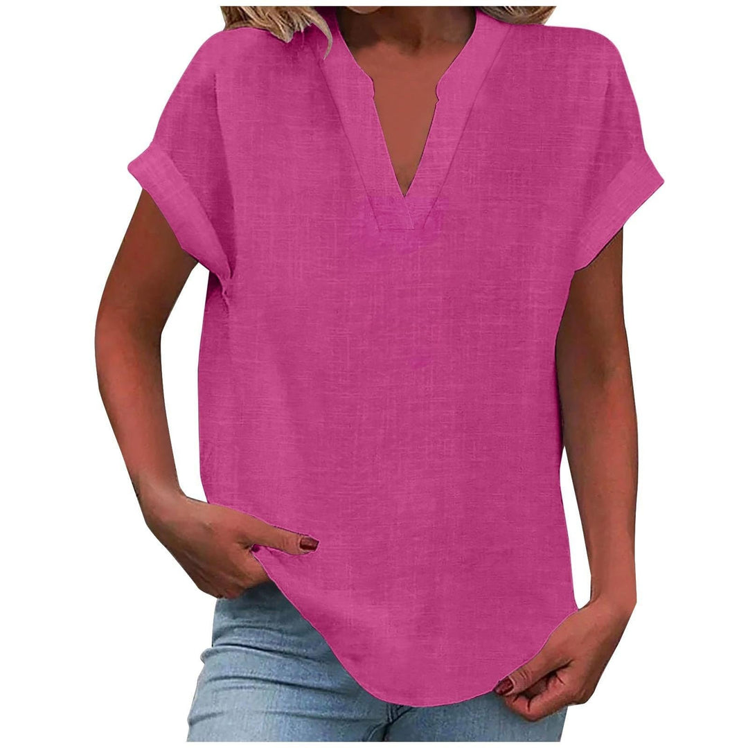 Lexi™ | Blusa Relajada de Cuello en V