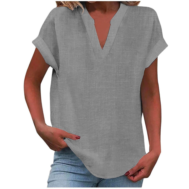 Lexi™ | Blusa Relajada de Cuello en V