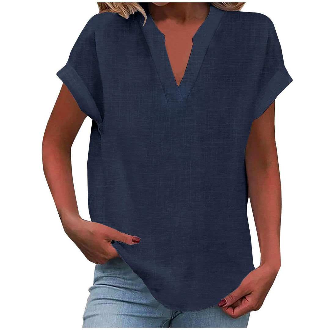 Lexi™ | Blusa Relajada de Cuello en V