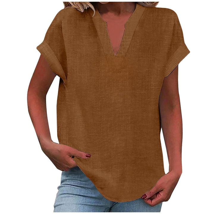 Lexi™ | Blusa Relajada de Cuello en V