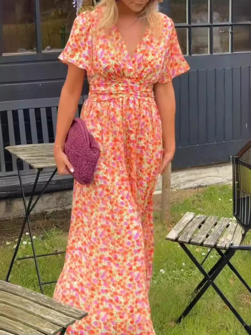 Elis – Vestido largo y ligero con estampado floral