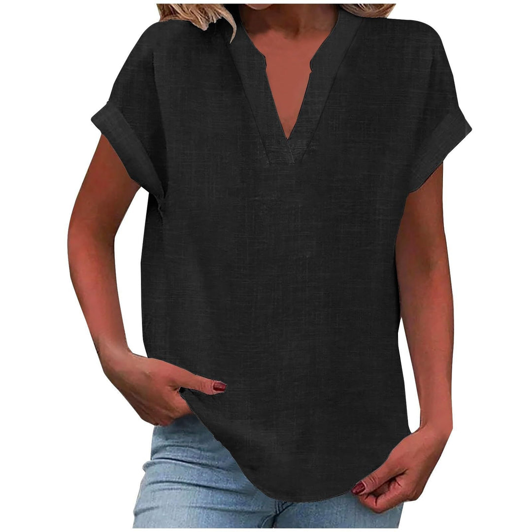 Lexi™ | Blusa Relajada de Cuello en V