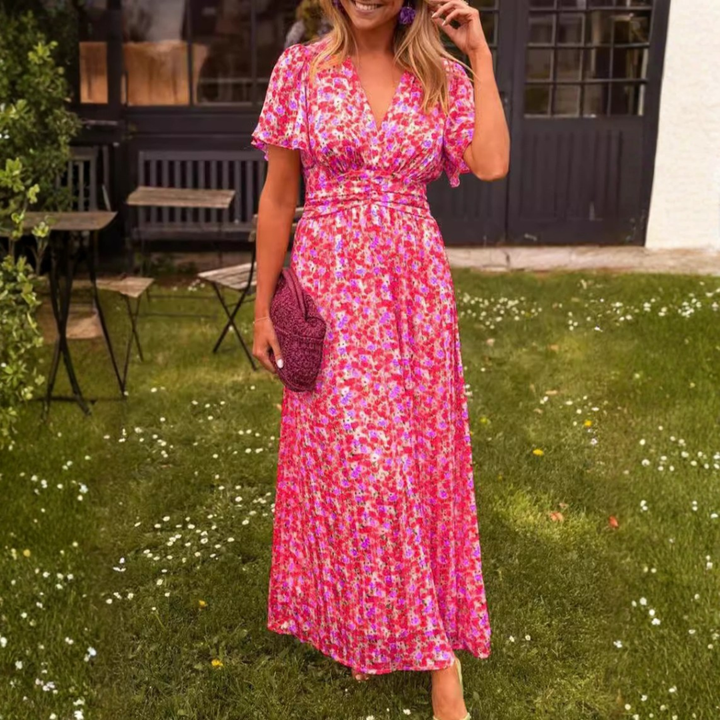 Elis – Vestido largo y ligero con estampado floral