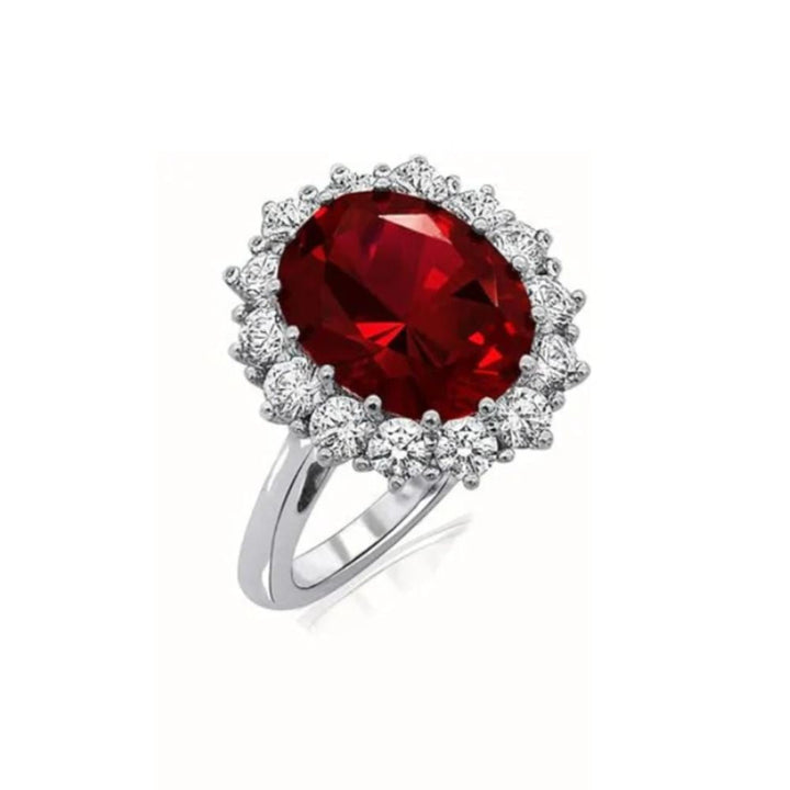 "Anillo de Rubí Corona Escarlata" (The title is already in Spanish and does not require translation.)