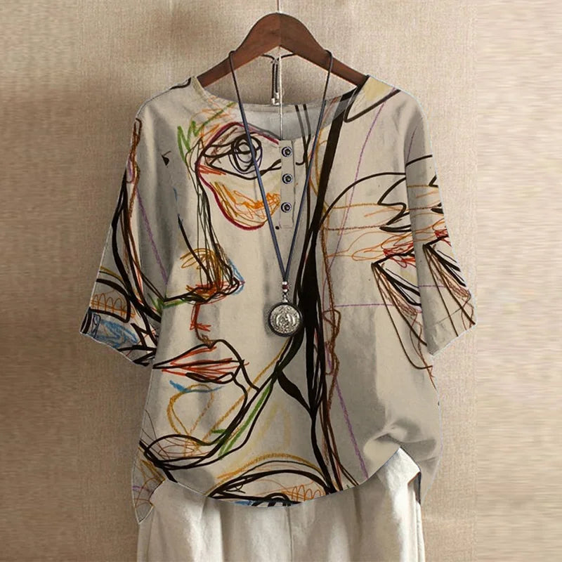Anya™ | Blusa de Estilo Retro