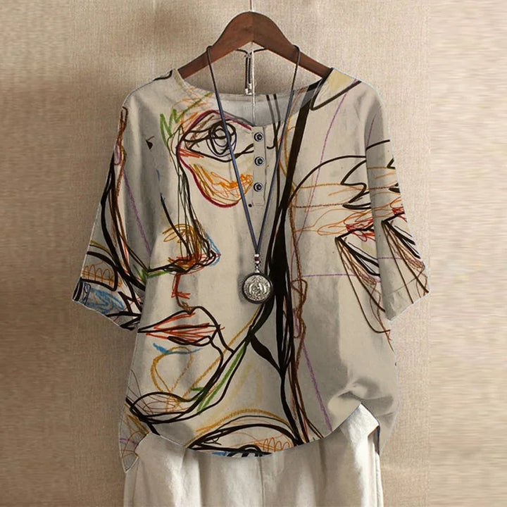Anya™ | Blusa de Estilo Retro