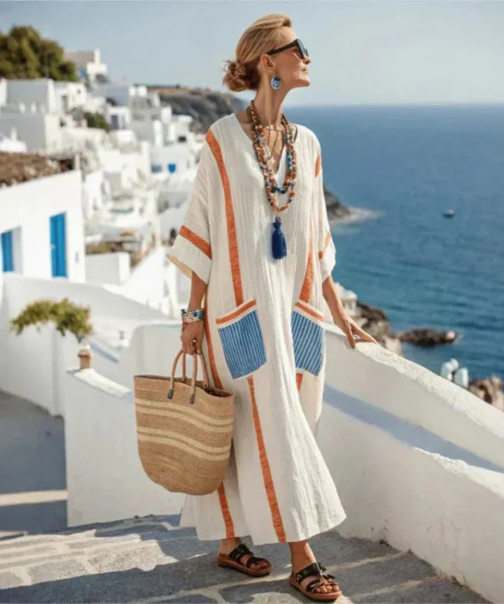 Kathleen | Vestido Maxi Elegante y Suelto para el Verano