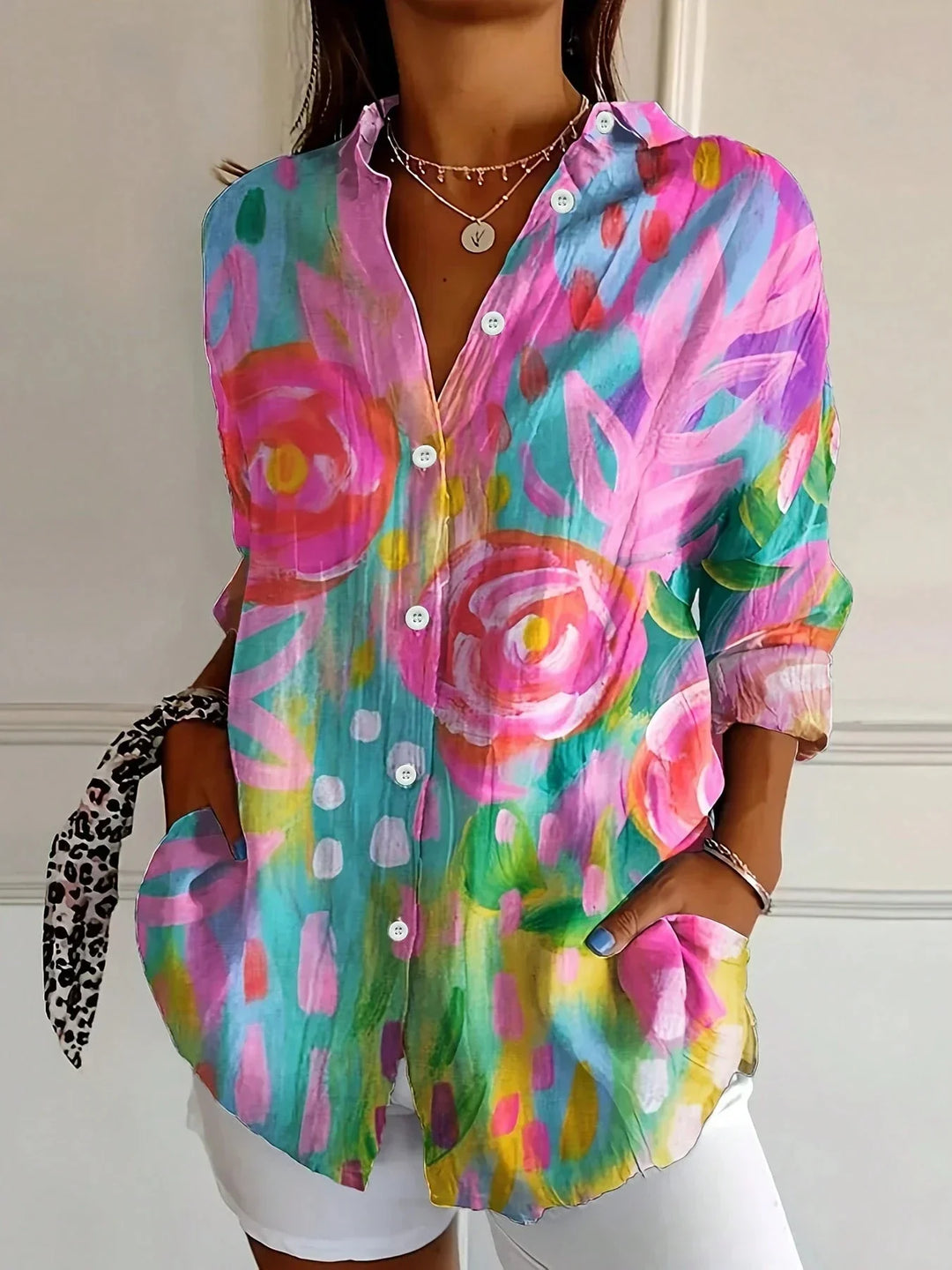 Terri™ | Blusa Colorida con Estampado Divertido
