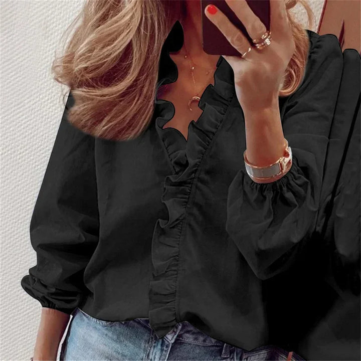 Emma™ | Blusa Femenina con Volantes Divertidos