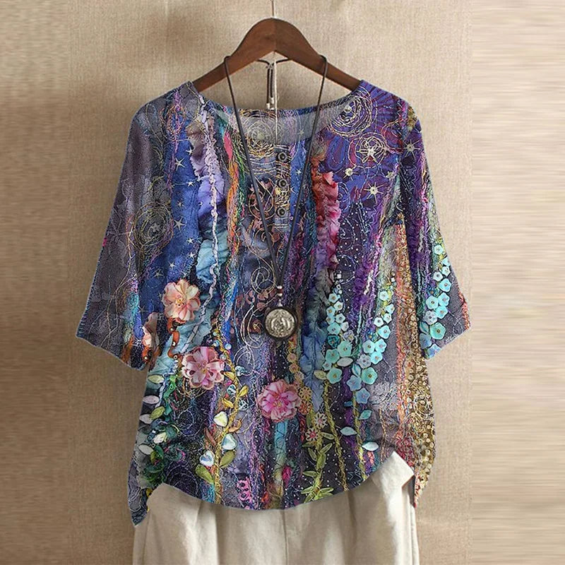 Anya™ | Blusa de Estilo Retro
