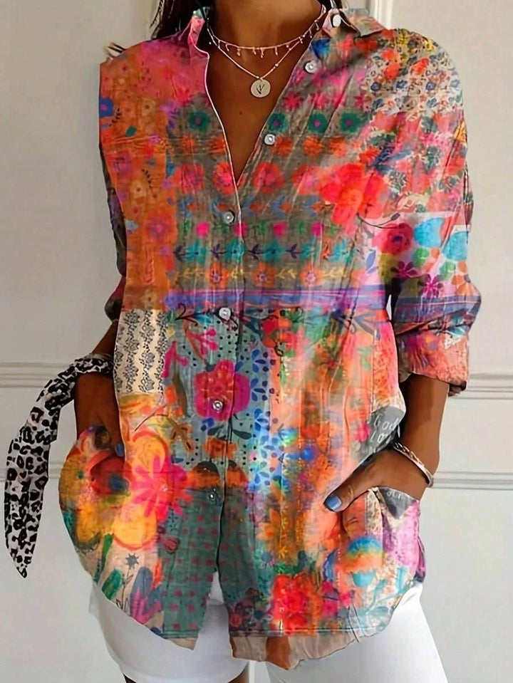Terri™ | Blusa Colorida con Estampado Divertido