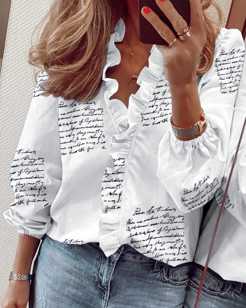 Emma™ | Blusa Femenina con Volantes Divertidos