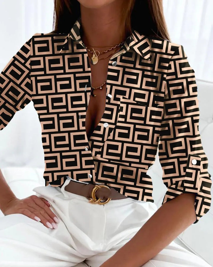 Freya™ | Blusa Elegante con Diseño Artístico