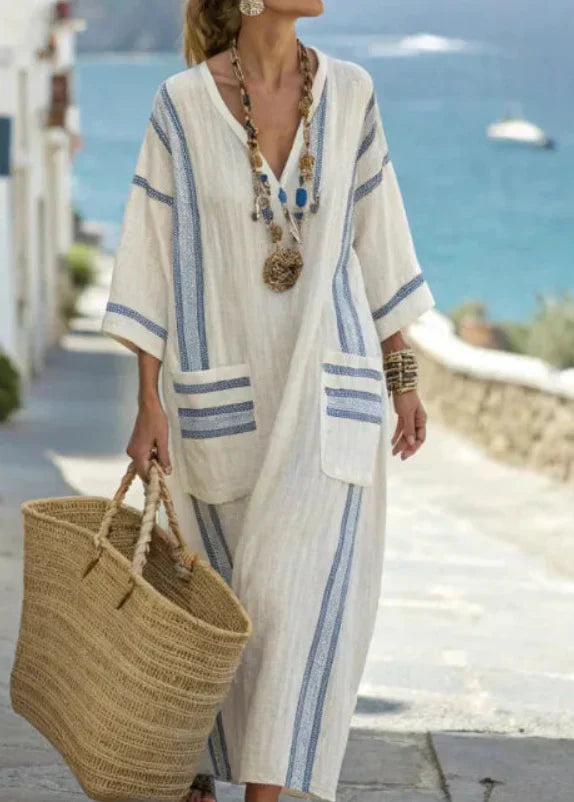 Kathleen | Vestido Maxi Elegante y Suelto para el Verano