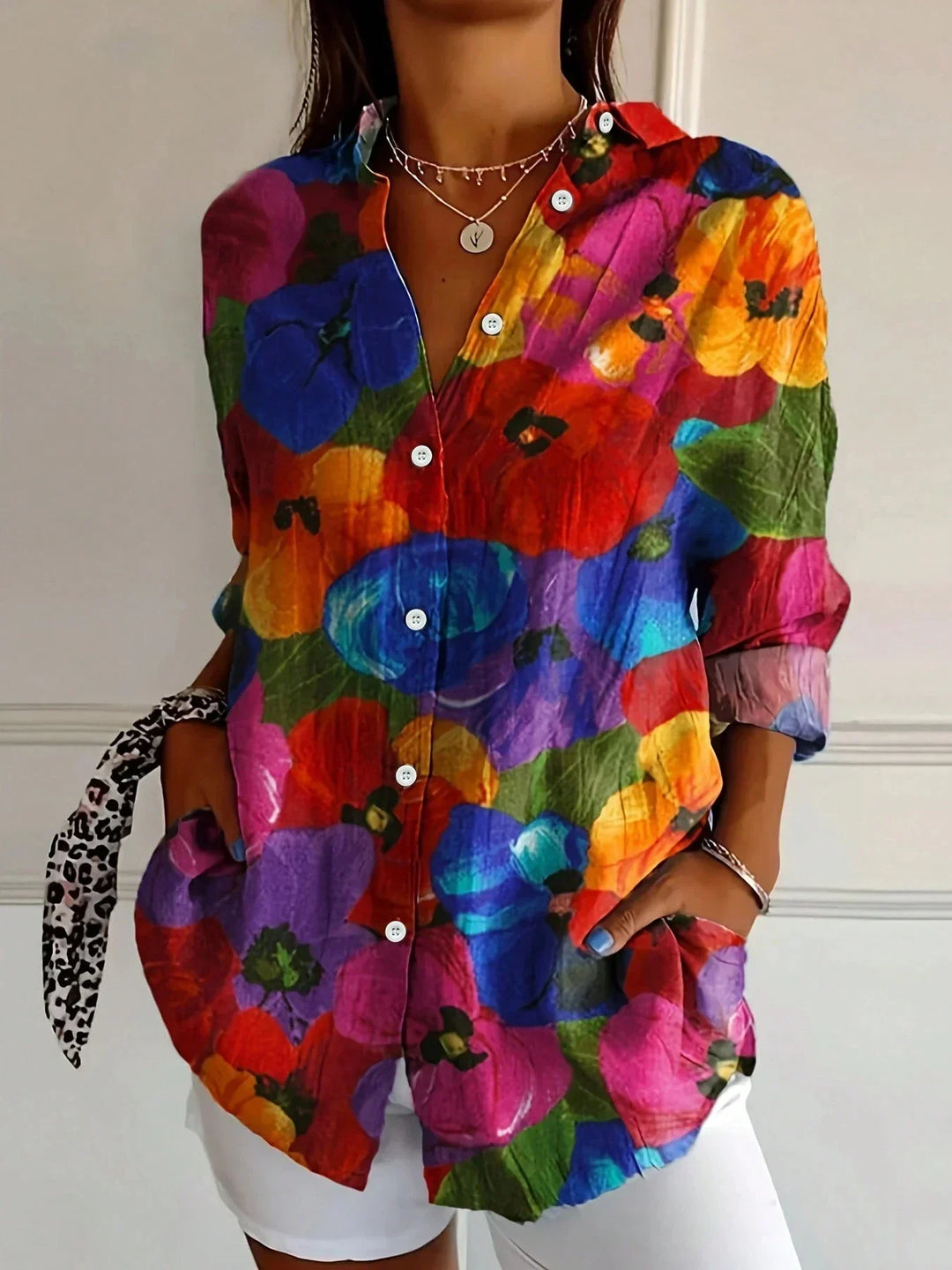 Terri™ | Blusa Colorida con Estampado Divertido