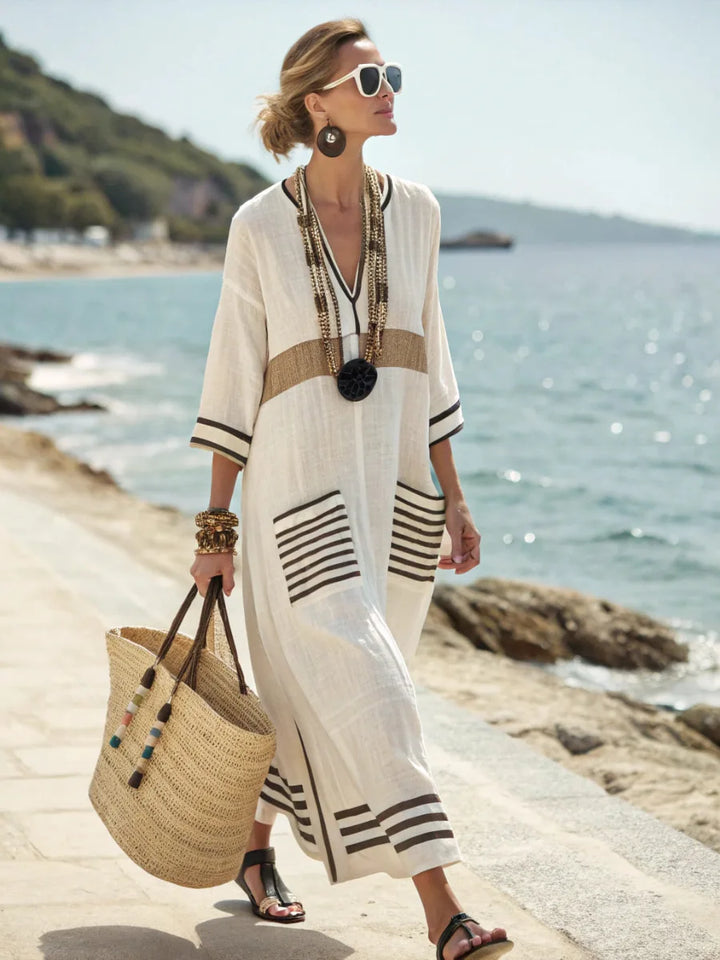 Kathleen | Vestido Maxi Elegante y Suelto para el Verano