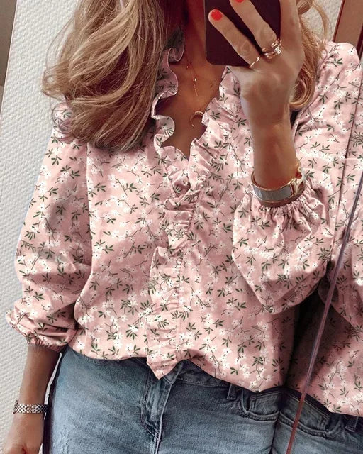 Emma™ | Blusa Femenina con Volantes Divertidos