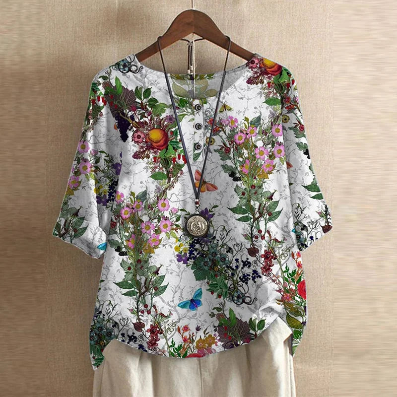 Anya™ | Blusa de Estilo Retro