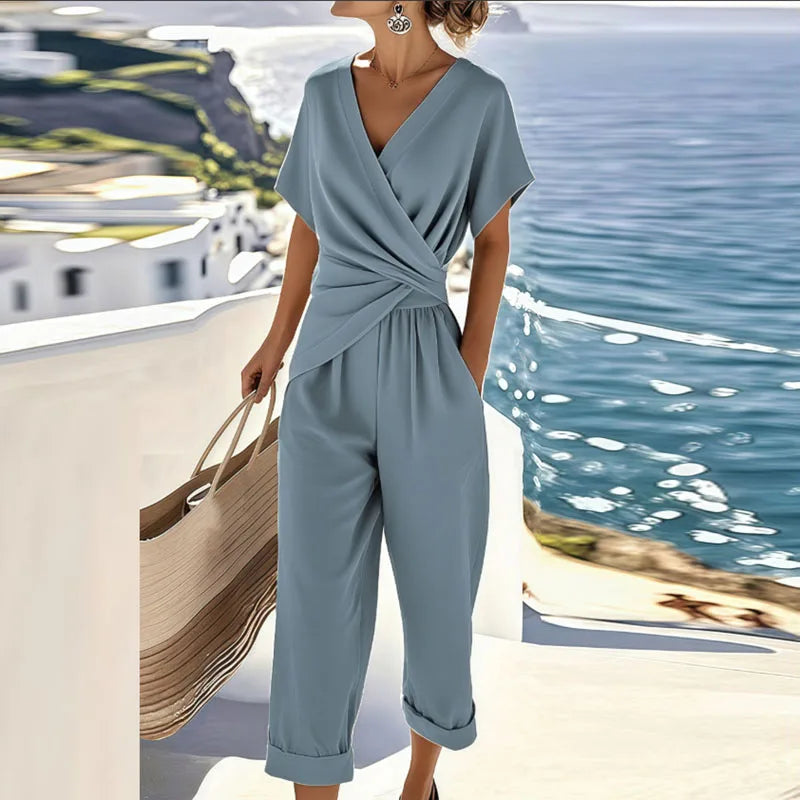 Colleen™ Conjunto Veraniego Elegante de Dos Piezas