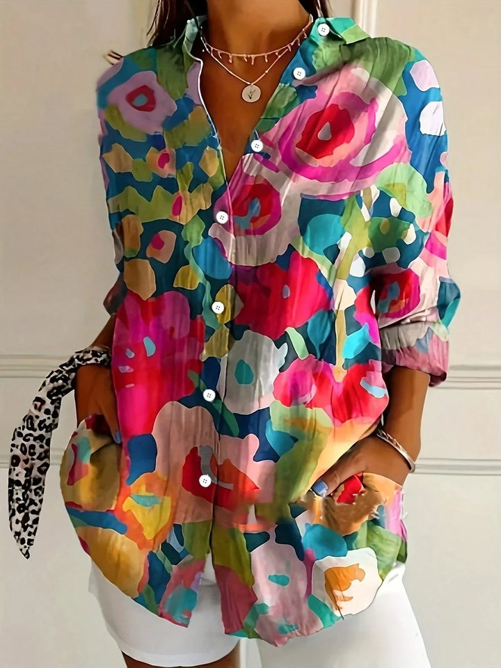 Terri™ | Blusa Colorida con Estampado Divertido