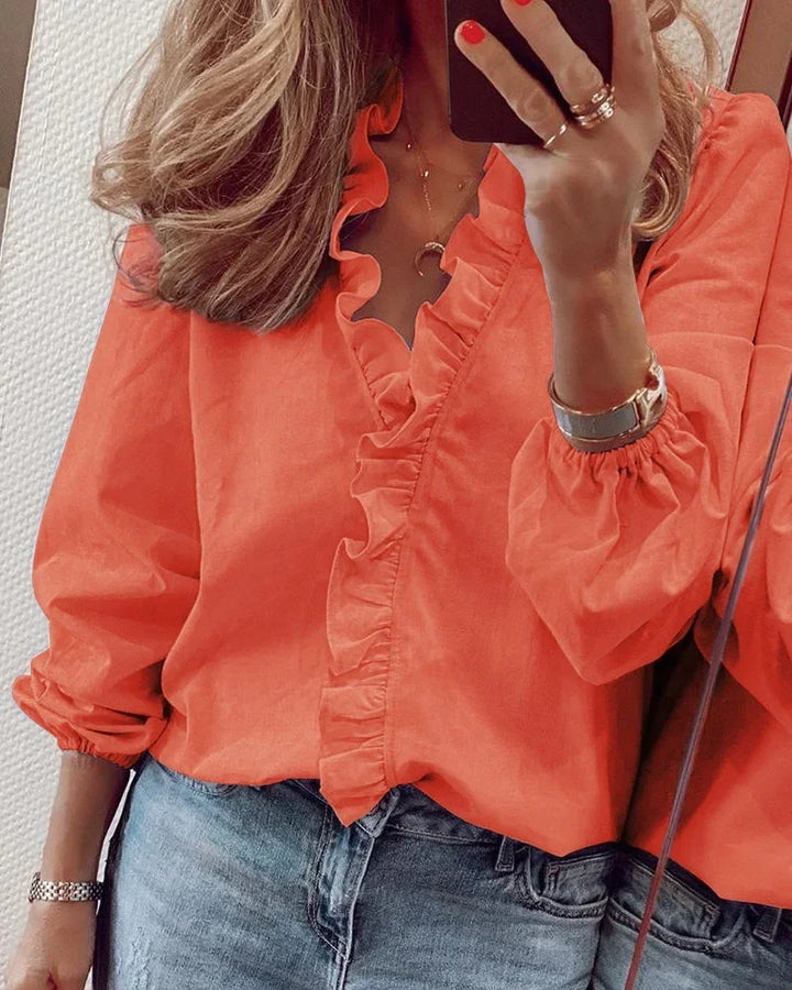 Emma™ | Blusa Femenina con Volantes Divertidos