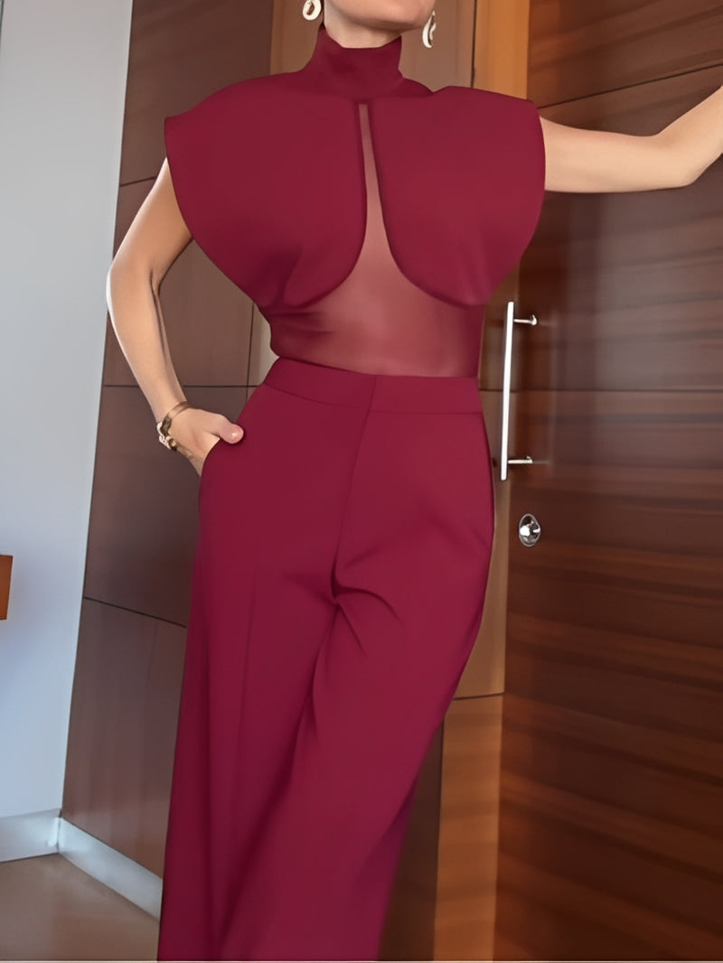 Conjunto de Malla Transparente Patchwork Verónica