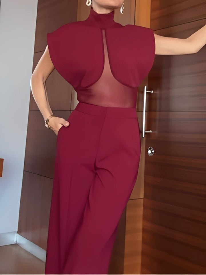 Conjunto de Malla Transparente Patchwork Verónica