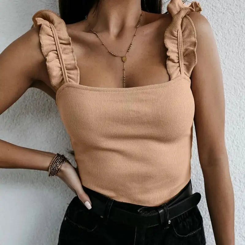 "Stella™ | Encantadora Blusa de Verano con Volantes" (The title is already in Spanish. If you need a different variation or style, please specify!)
