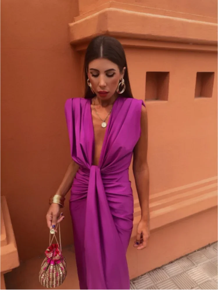 Ellis & Johnson™ | Vestido Elegante Plisado