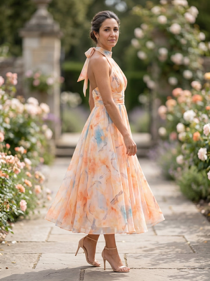 Lirenne™ | Vestido halter elegante