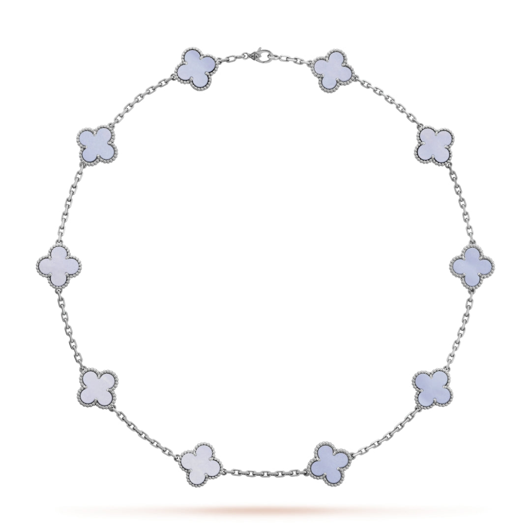 CLOVER | Collar Morado con 10 Motivos