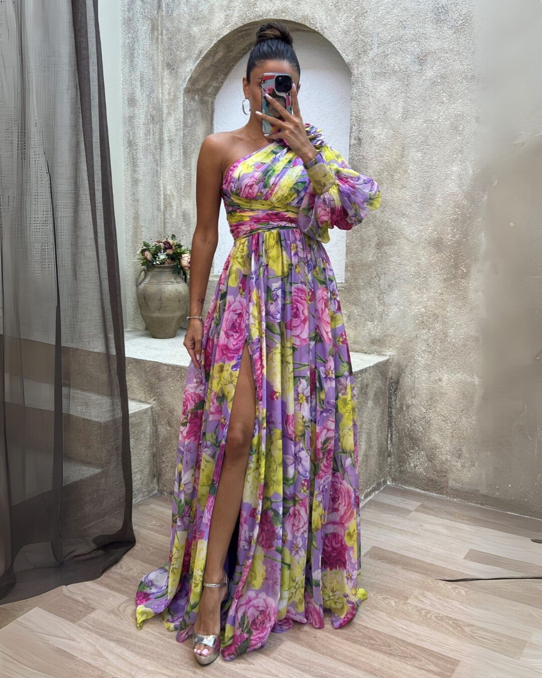 Ellis & Johnson™ | Vestido Drama Flor de Primavera