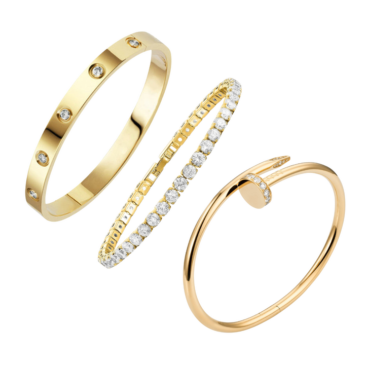 Conjunto de Pulseras de 3 Piezas 'Julia'