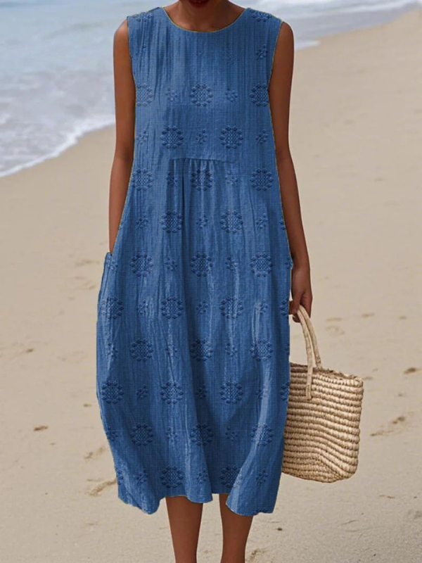 Sara™ Vestido Midi con Estampado