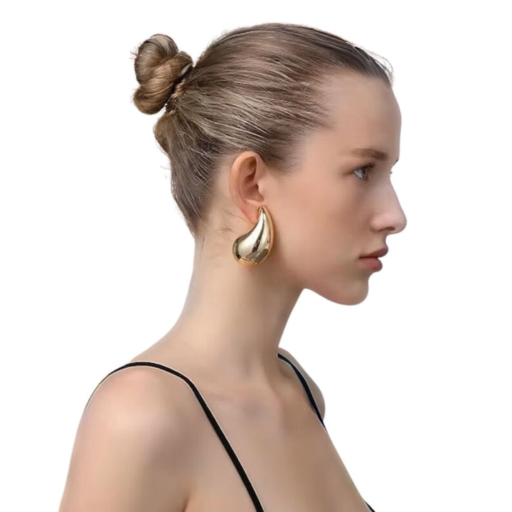 Pendientes de Oro en Forma de Gota Sandra