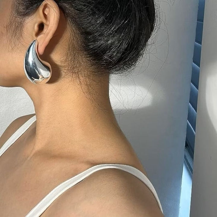Pendientes de Oro en Forma de Gota Sandra