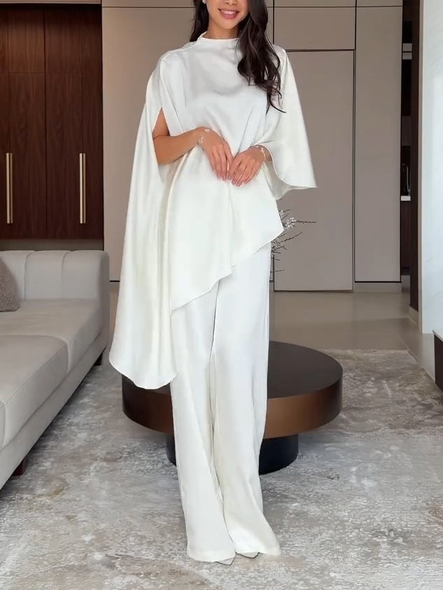 Conjunto de Top y Pantalones de Satén Samantha