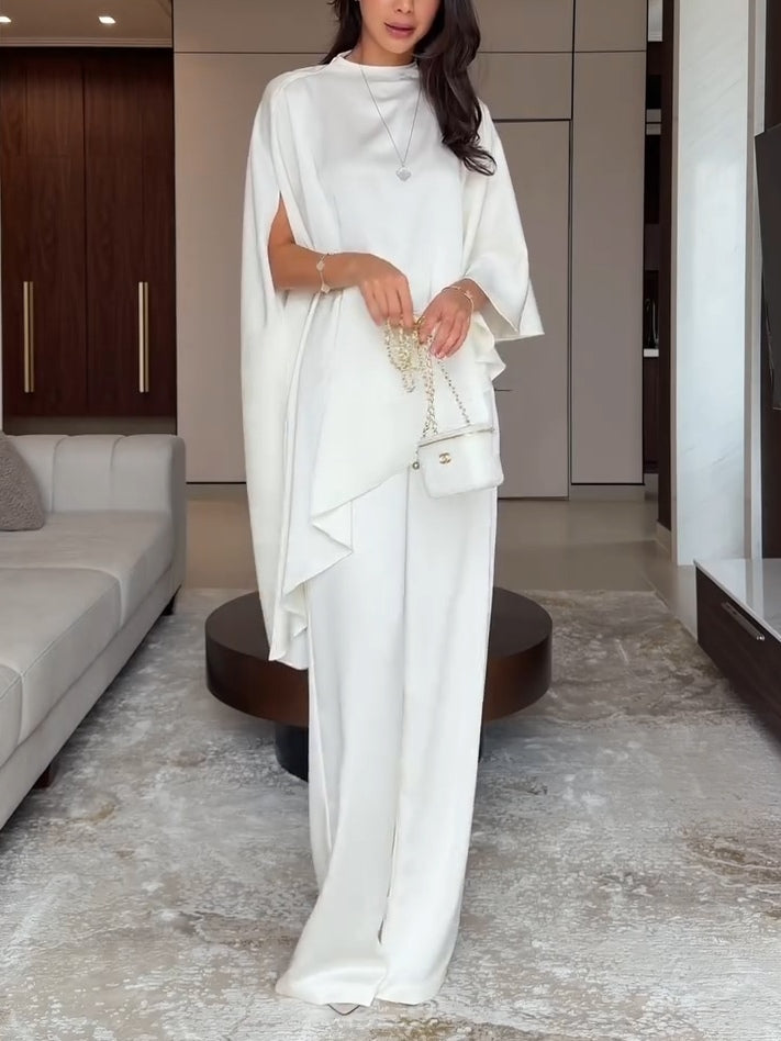 Conjunto de Top y Pantalones de Satén Samantha