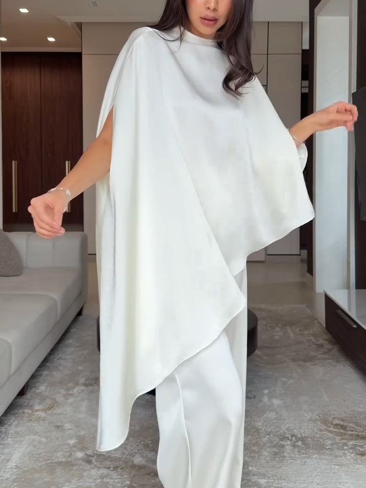 Conjunto de Top y Pantalones de Satén Samantha