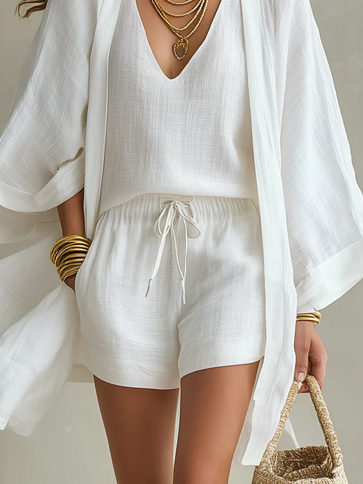 Conjunto de Cárdigan y Pantalones Cortos Sophie