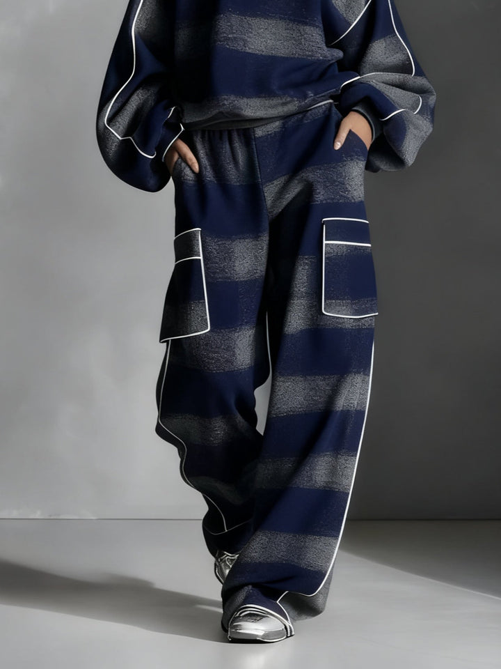 Conjunto de Sudadera y Pantalones de Cuadros Avery