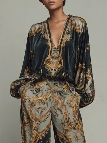 Traje Barroco Floral Isabella