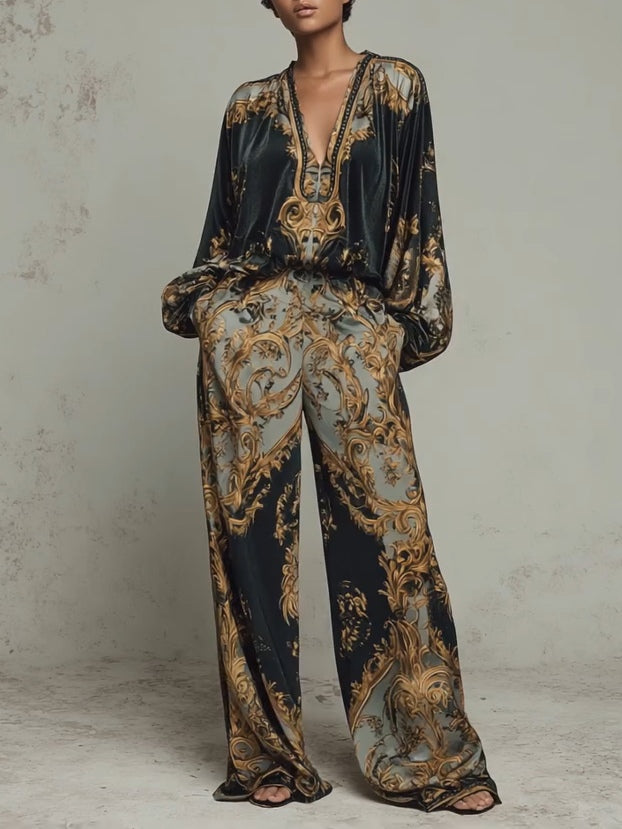 Traje Barroco Floral Isabella
