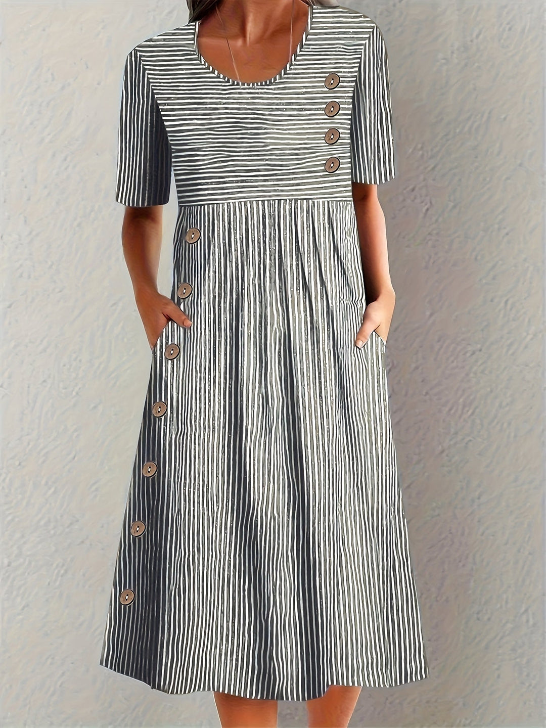 Sofía™ | Vestido de verano a rayas