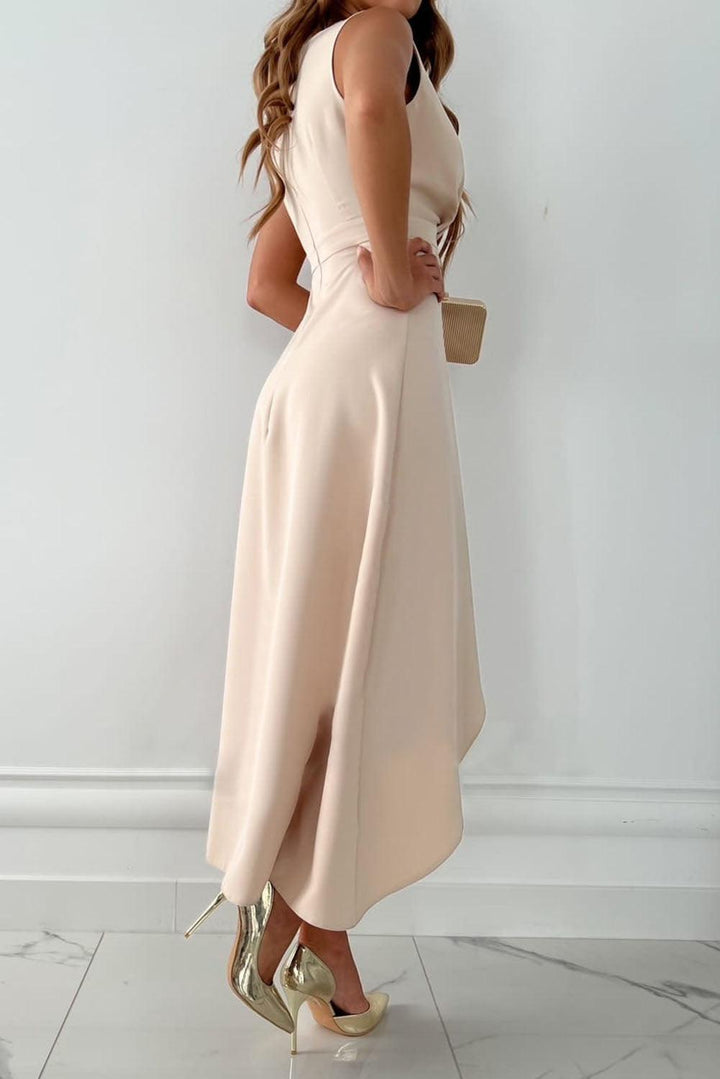 Ellis & Johnson™ | Vestido Midi Envolvente con Escote en V
